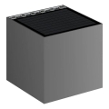 Viking - hämardatav päikesepaneeliga seinavalgusti LED/1W/3,7V IP54 4000K 2000 mAh