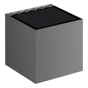 Viking - hämardatav päikesepaneeliga seinavalgusti LED/1W/3,7V IP54 4000K 2000 mAh