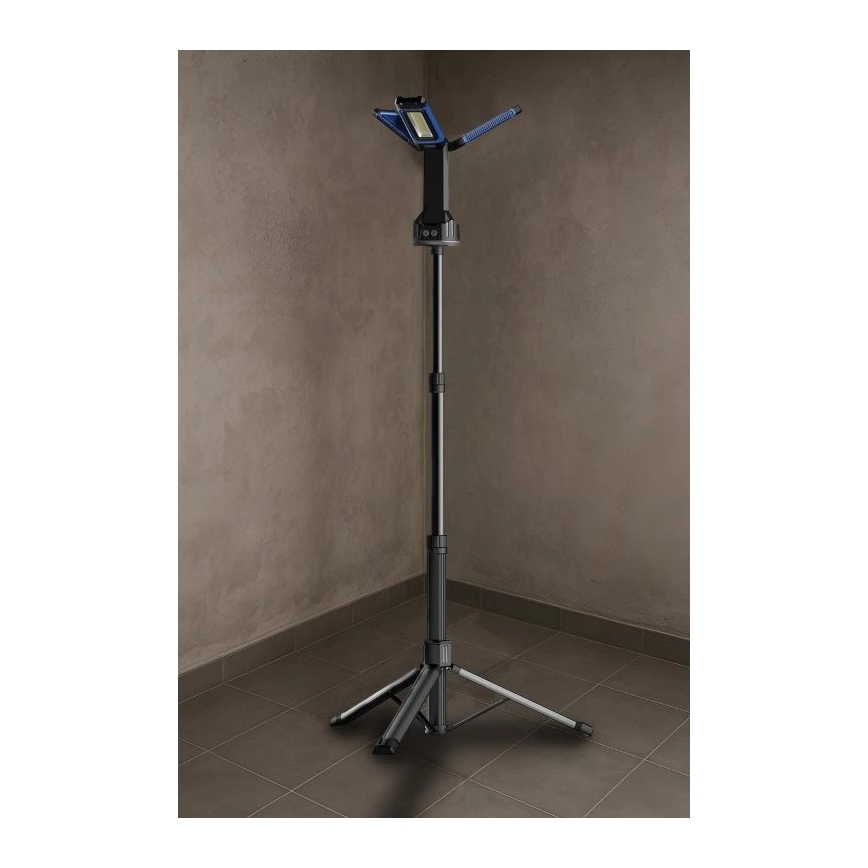 Viking - Laetav LED-reflektor statiiviga 3xLED/5V IPX4 7000 lm 4000 mAh