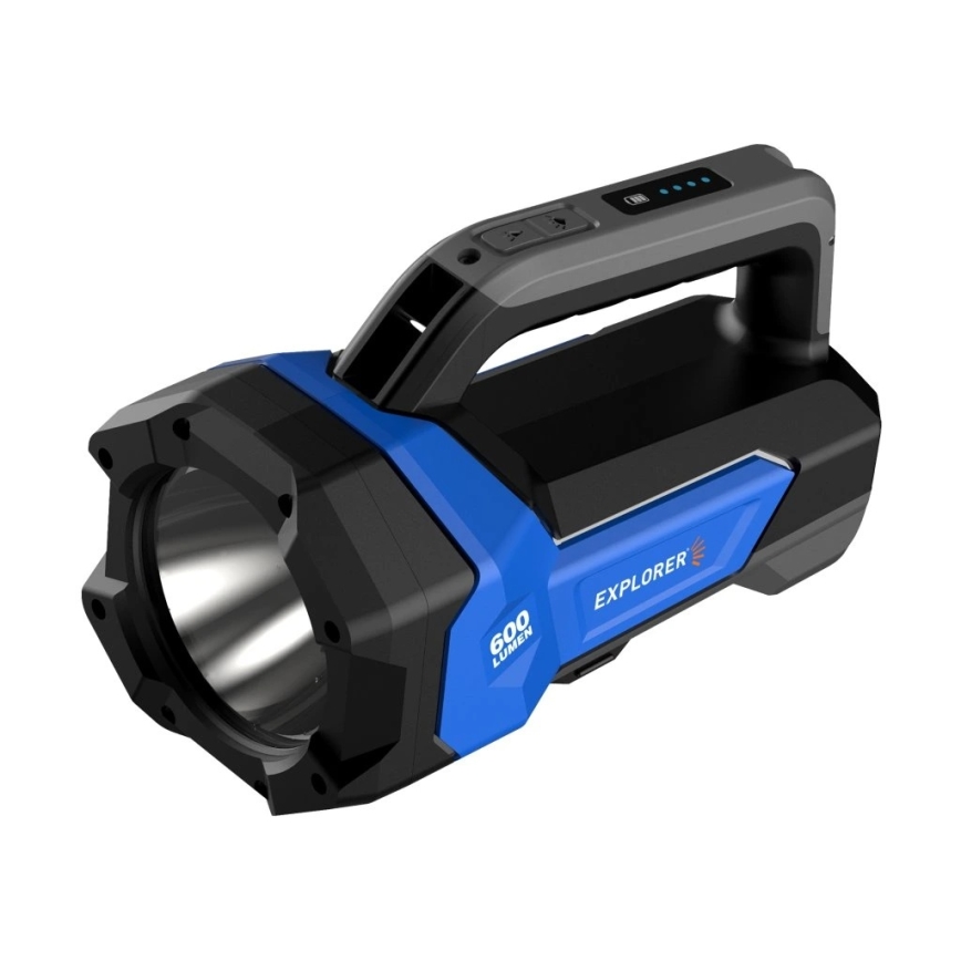 Viking - LED hämardatav laetav taskulamp LED/5V IPX4 1000 lm 8000 mAh