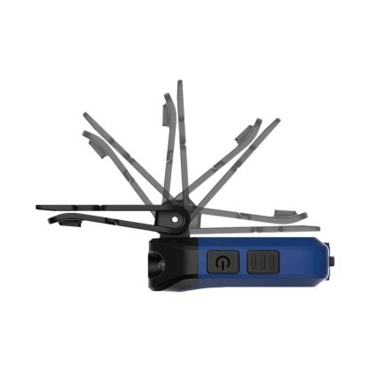 Viking - hämardatav laetav LED-taskulamp anduriga ja punase valgusega LED/5V IPX4 200 lm 500 mAh