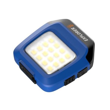 Viking - hämardatav laetav LED-taskulamp anduriga ja punase valgusega LED/5V IPX4 200 lm 500 mAh