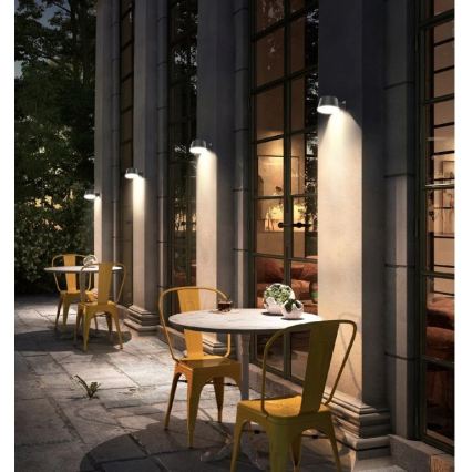 Viking - LED hämardatav päikesepaneeliga seinavalgusti anduriga LED/1W/3,7V IP44 4000K 2000 mAh