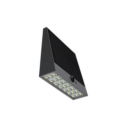 Viking - LED-hämardatav päikesepaneeliga seinavalgusti anduriga LED/2W/3,7V IP54 4000K 2000 mAh