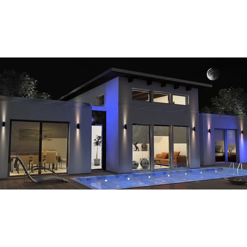 Viking - LED-hämardatav päikesepaneeliga seinavalgusti LED/1,5W/3,7V IP65 4000K 2000 mAh