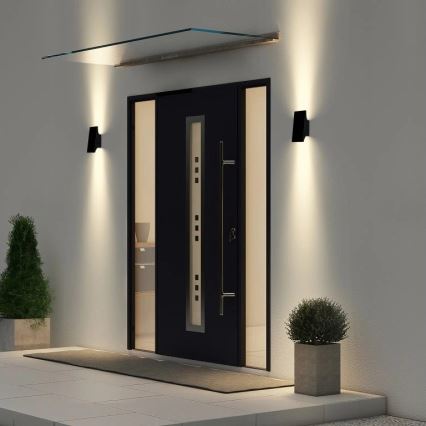 Viking - LED-hämardatav päikesepaneeliga seinavalgusti LED/1,5W/3,7V IP65 4000K 2000 mAh