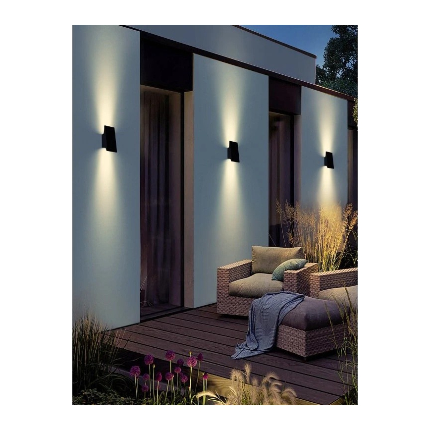 Viking - LED-hämardatav päikesepaneeliga seinavalgusti LED/1,5W/3,7V IP65 4000K 2000 mAh