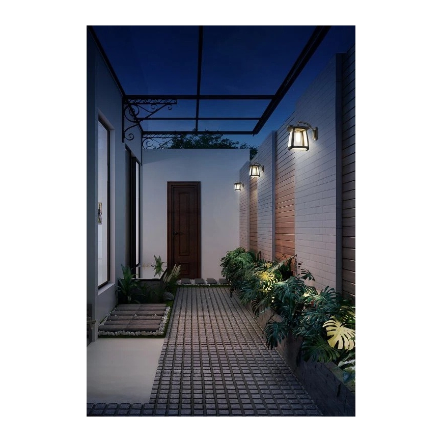 Viking - hämardatav päikesepaneeliga LED-seinavalgusti LED/2W/3,7V IP54 4000K 2000 mAh