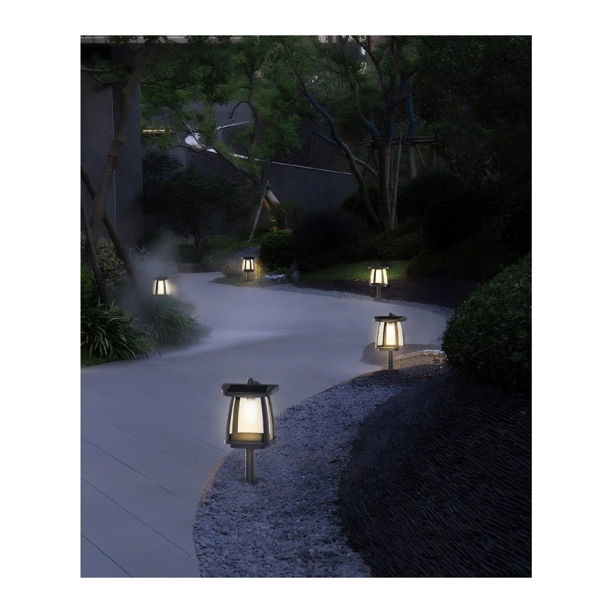 Viking - LED päikeselamp anduriga LED/2W/3,7V IP54 4000K 2000 mAh