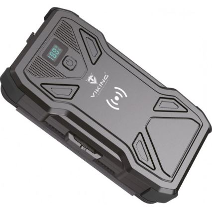 Viking – Powerbank LED-taskulambiga, traadita laadimise ja päikesepaneeliga, Power Delivery 22,5 W / 20 000 mAh