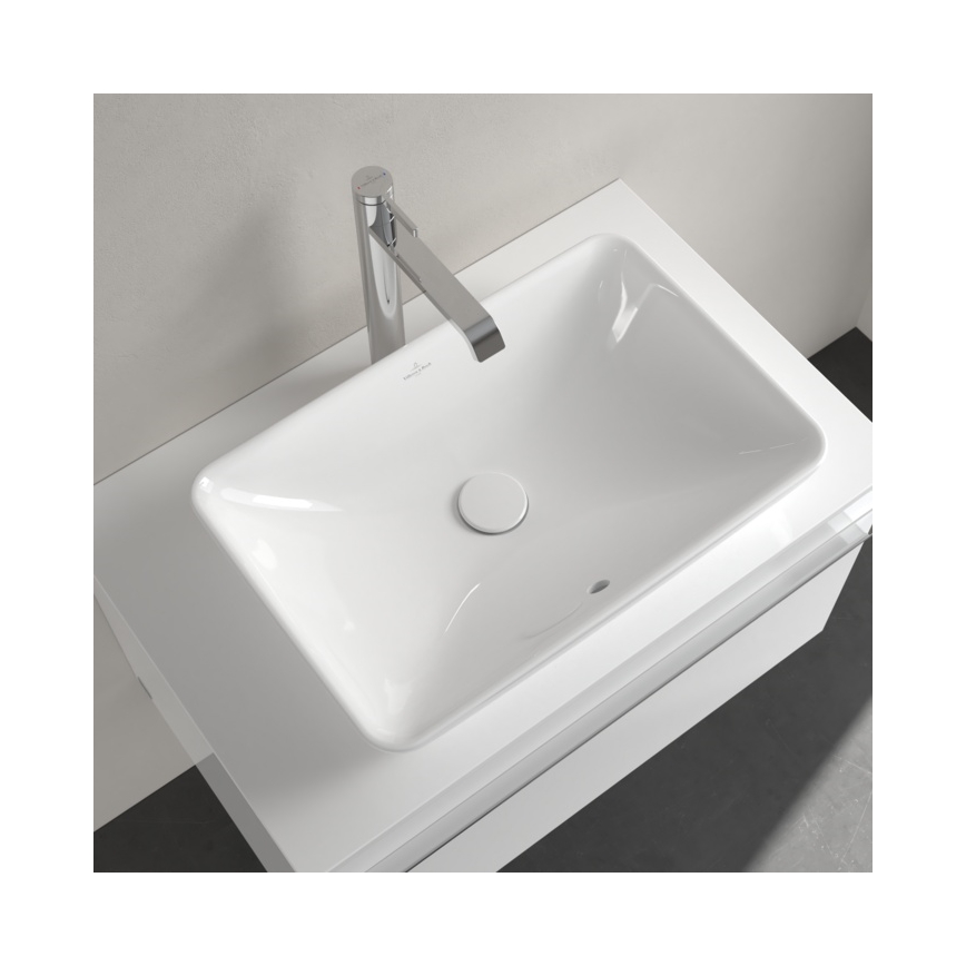 Villeroy & Boch 411355R1 - Lauapinnale paigaldatav valamu VENTICELLO 55,5x36 cm keraamika/valge
