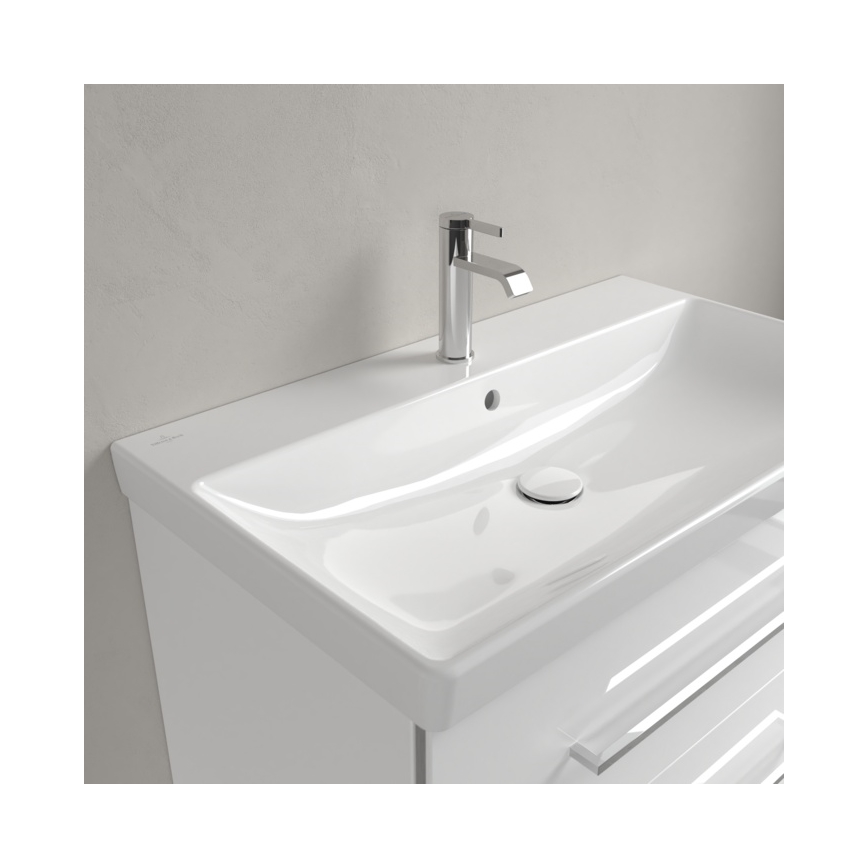 Villeroy & Boch 41568001 - Seinale kinnitatav valamu AVENTO 80x47 cm keraamika/valge