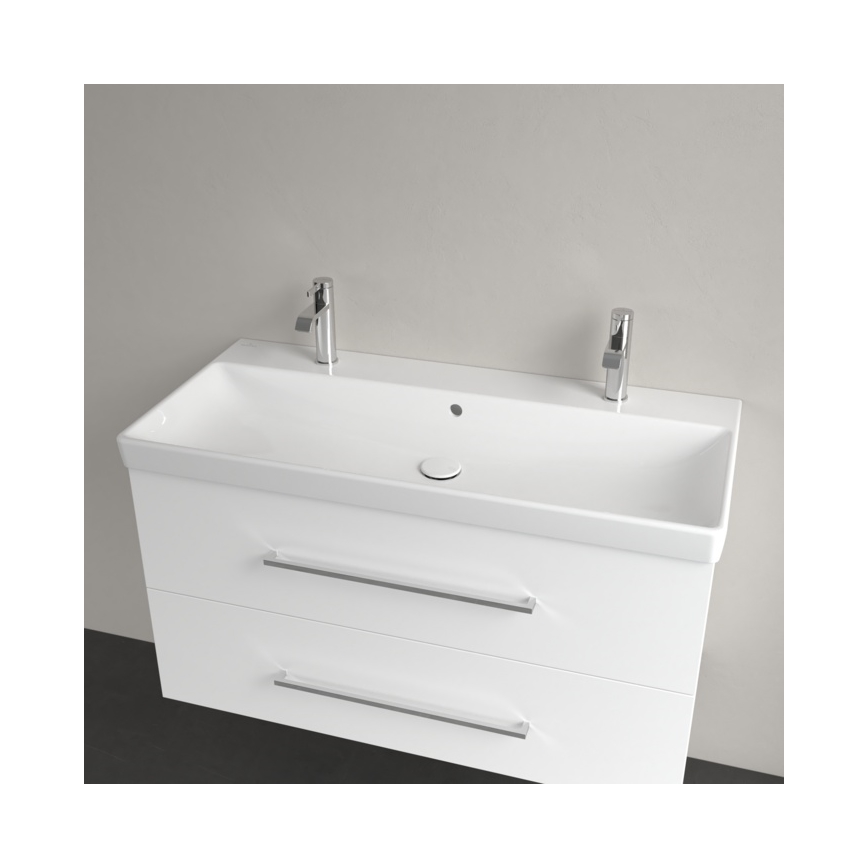 Villeroy & Boch 4156A401 - Seinale kinnitatav AVENTO valamu 100x47 cm keraamika/valge