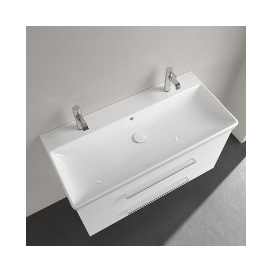 Villeroy & Boch 4156A401 - Seinale kinnitatav AVENTO valamu 100x47 cm keraamika/valge