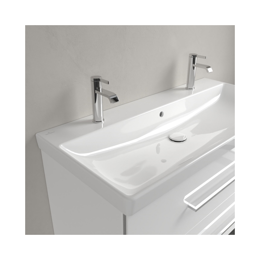Villeroy & Boch 4156A401 - Seinale kinnitatav AVENTO valamu 100x47 cm keraamika/valge
