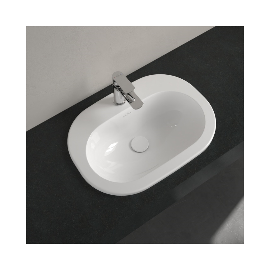 Villeroy & Boch 41615601 - Süvistatav valamu O.NOVO 56x40,5 cm keraamika/valge