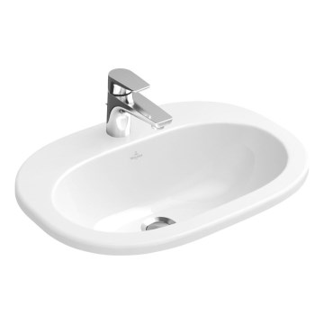 Villeroy & Boch 416156R1 - Süvistatav valamu O.NOVO 56x41 cm keraamiline/valge