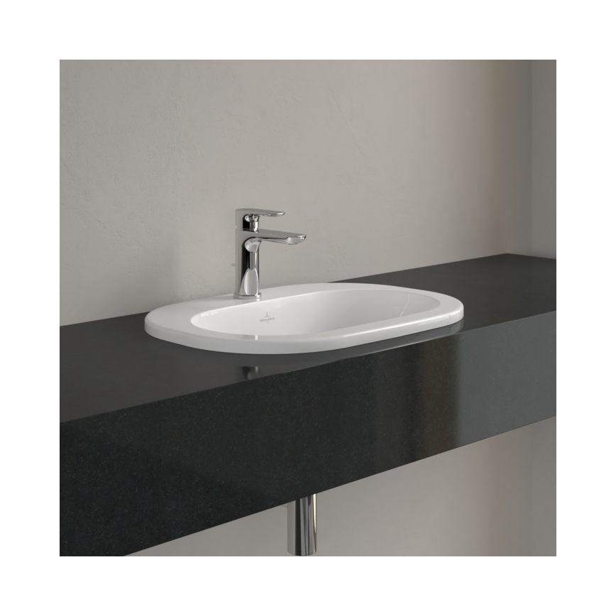 Villeroy & Boch 416156R1 - Süvistatav valamu O.NOVO 56x41 cm keraamiline/valge