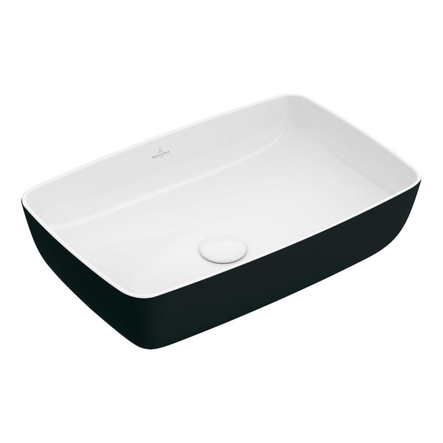 Villeroy & Boch 417258BCT8 - Tööpinnale paigaldatav valamu ARTIS 58x38,5 cm keraamika/must