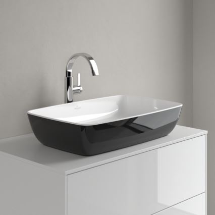 Villeroy & Boch 417258BCT8 - Tööpinnale paigaldatav valamu ARTIS 58x38,5 cm keraamika/must