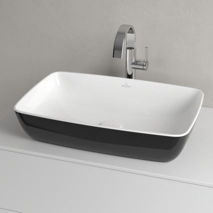 Villeroy & Boch 417258BCT8 - Tööpinnale paigaldatav valamu ARTIS 58x38,5 cm keraamika/must