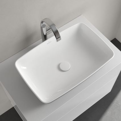 Villeroy & Boch 417258BCT8 - Tööpinnale paigaldatav valamu ARTIS 58x38,5 cm keraamika/must