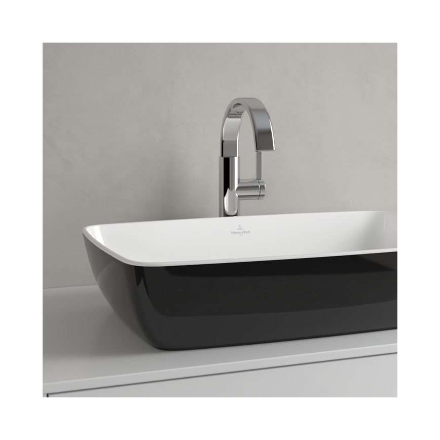 Villeroy & Boch 417258BCT8 - Tööpinnale paigaldatav valamu ARTIS 58x38,5 cm keraamika/must