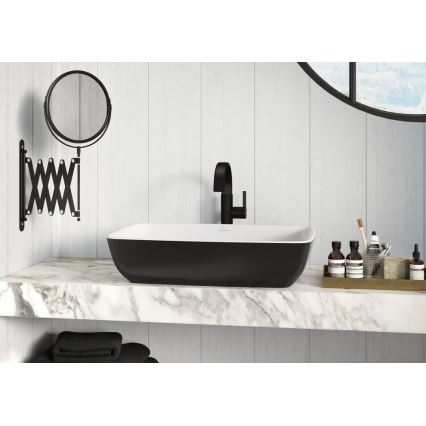 Villeroy & Boch 417258BCT8 - Tööpinnale paigaldatav valamu ARTIS 58x38,5 cm keraamika/must