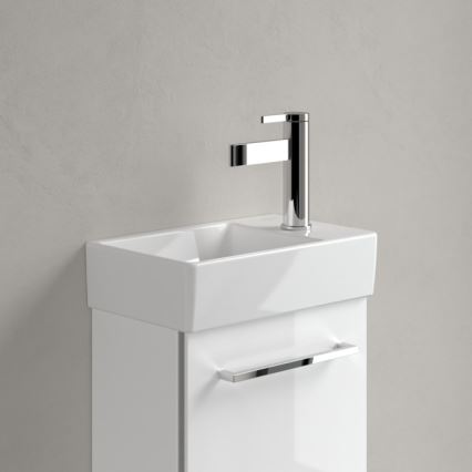 Villeroy & Boch 43003L01 - Seinale paigaldatav valamu AVENTO 36x22 cm keraamika/valge