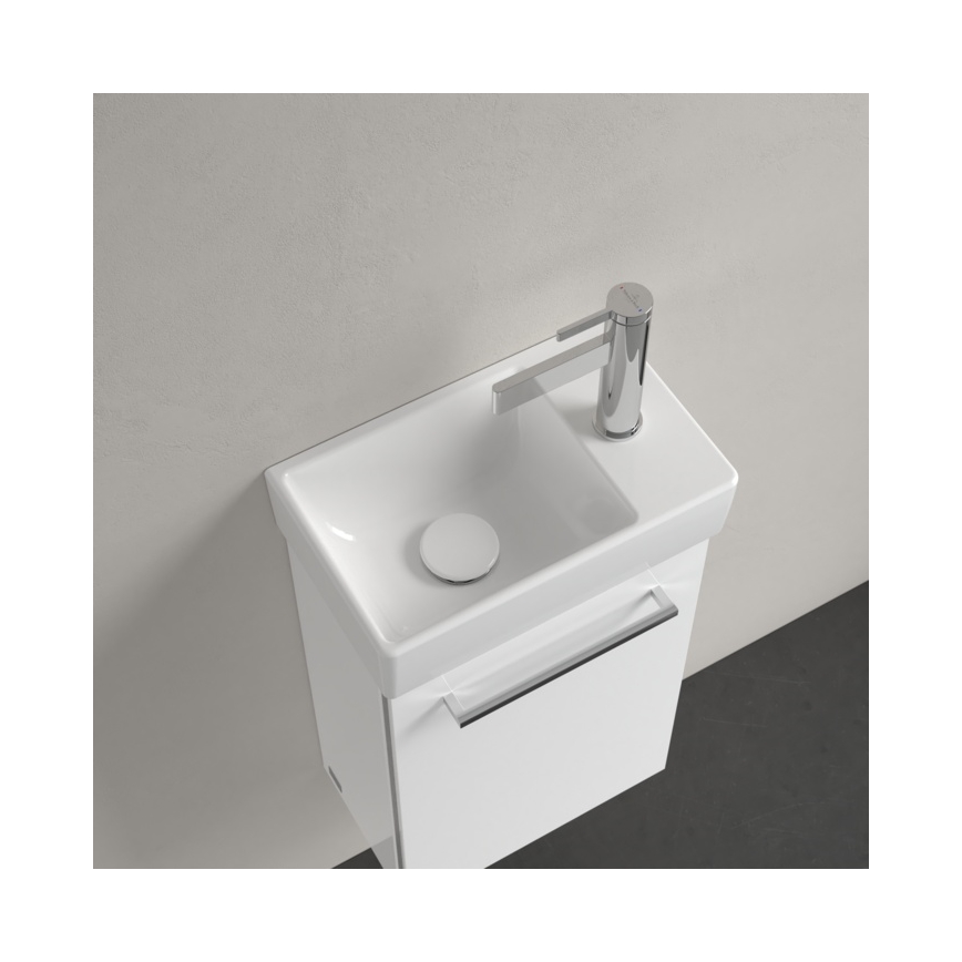 Villeroy & Boch 43003L01 - Seinale paigaldatav valamu AVENTO 36x22 cm keraamika/valge