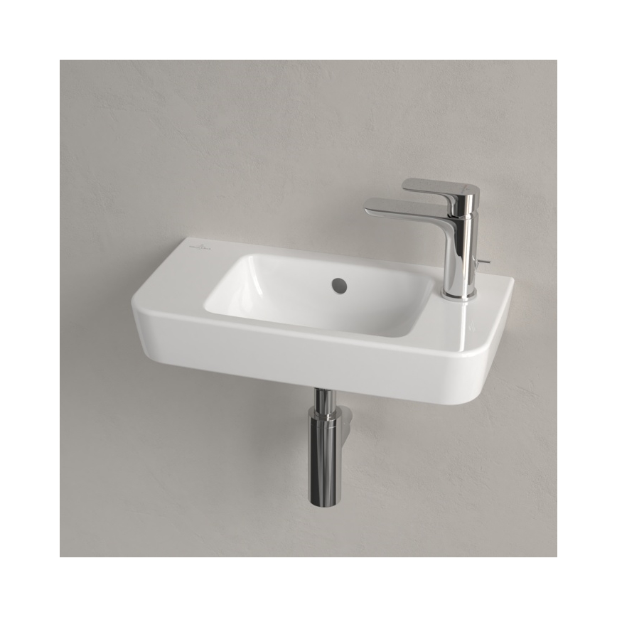 Villeroy & Boch 4342R501 - Seinale kinnitatav valamu O.NOVO 50x25 cm keraamiline/valge