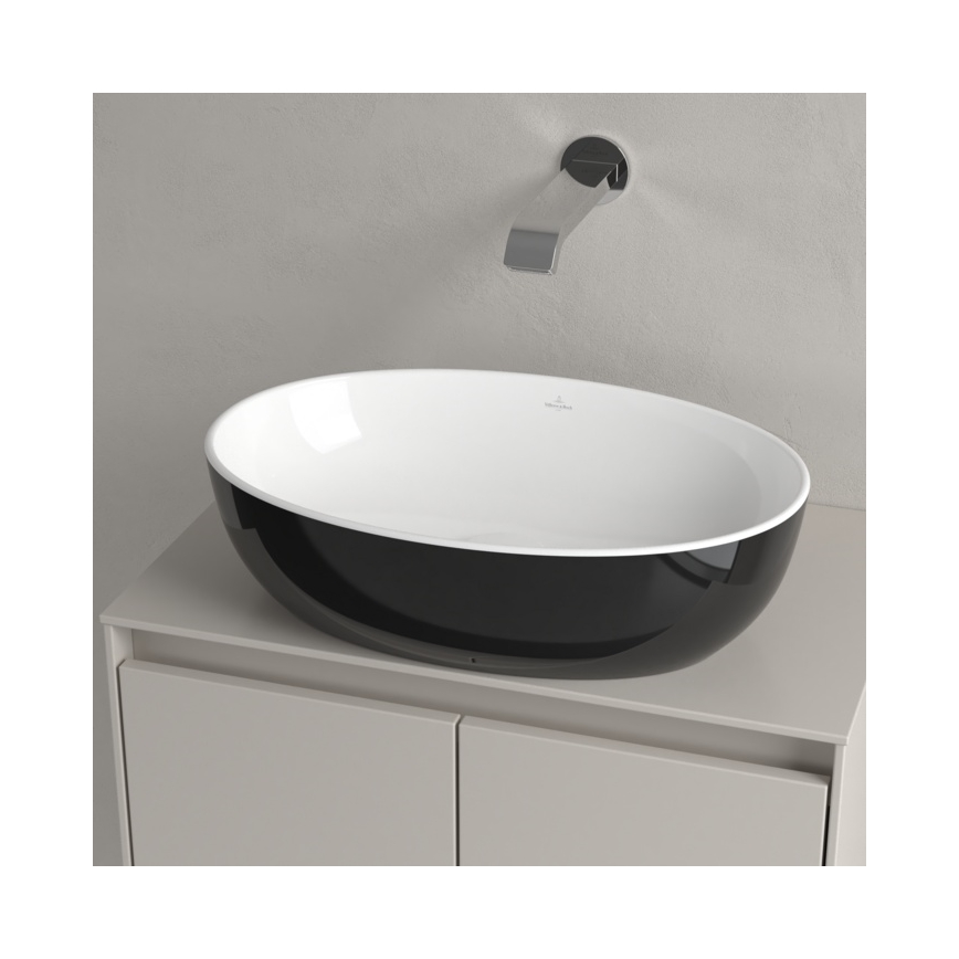 Villeroy & Boch 438848BCT8 - Sisseehitatav valamu ARTIS 48x32,5 cm keraamiline/must
