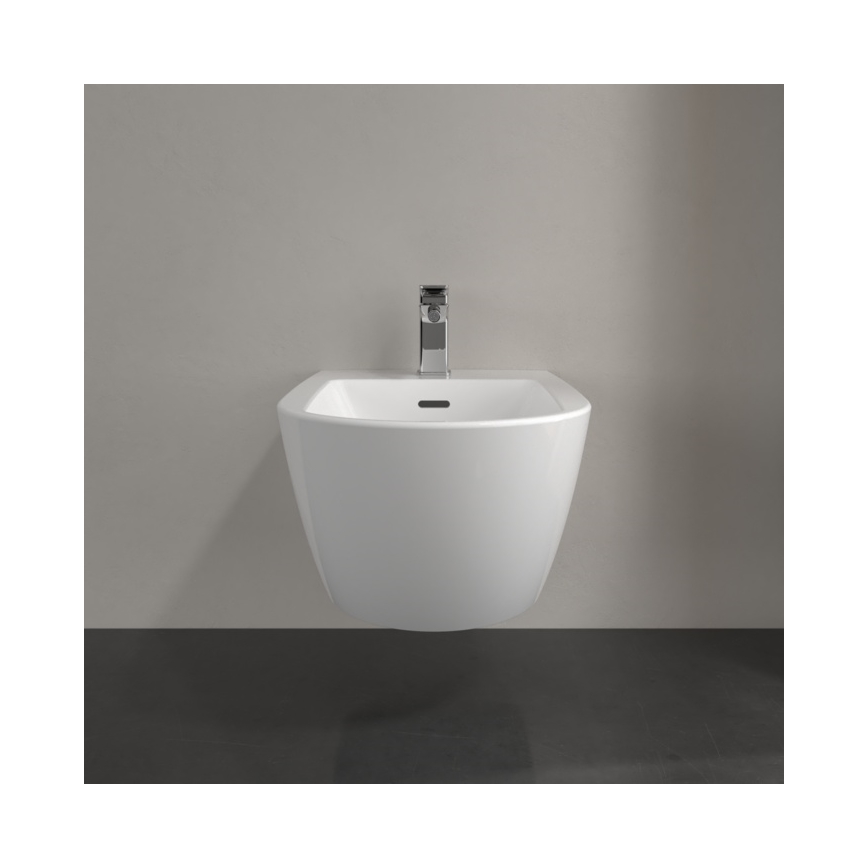 Villeroy & Boch 44700001 - Seinale kinnitatav bidee SUBWAY 3.0 keraamika/valge