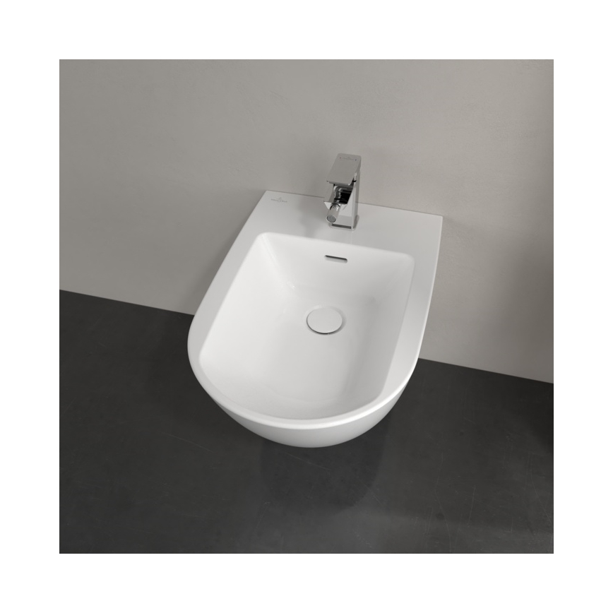 Villeroy & Boch 447000R1 - Seinale kinnitatav bidet SUBWAY 3.0 keraamika/valge