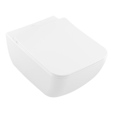 Villeroy & Boch 4611RLR1 - seinale kinnitatav WC VENTICELLO koos SoftClose-istmekaane, keraamika/valge
