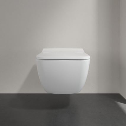 Villeroy & Boch 4611RS01 - Seinale kinnitatav WC SoftClose-istmekaasiga VENTICELLO keraamika/valge