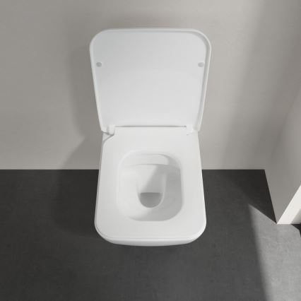 Villeroy & Boch 4611RS01 - Seinale kinnitatav WC SoftClose-istmekaasiga VENTICELLO keraamika/valge