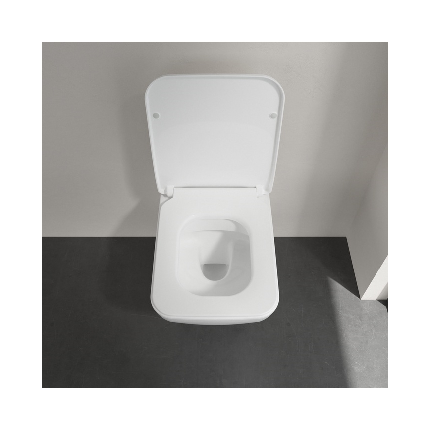 Villeroy & Boch 4611RS01 - Seinale kinnitatav WC SoftClose-istmekaasiga VENTICELLO keraamika/valge