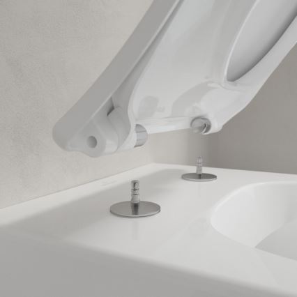 Villeroy & Boch 4611RS01 - Seinale kinnitatav WC SoftClose-istmekaasiga VENTICELLO keraamika/valge