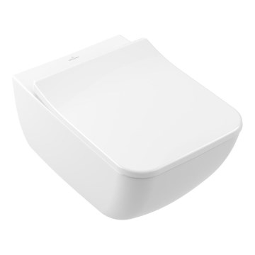 Villeroy & Boch 4611RSR1 - Seinale paigaldatav WC SoftClose-istmekaanega VENTICELLO, keraamika/valge
