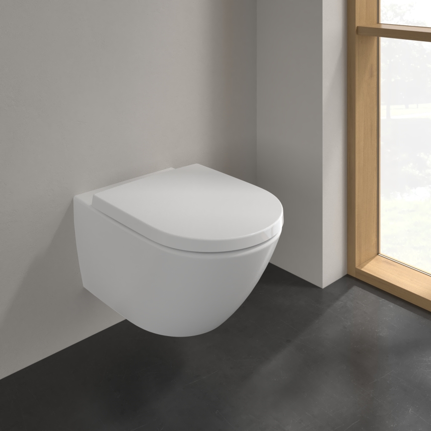 Villeroy & Boch 4670T0RW - Seinale paigaldatav WC SUBWAY 3.0 keraamika/valge