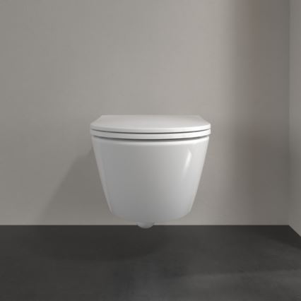 Villeroy & Boch 4670T9R1 - Seinakinnitusega WC-pott SoftClose-istmega SUBWAY 3.0 keraamika/valge