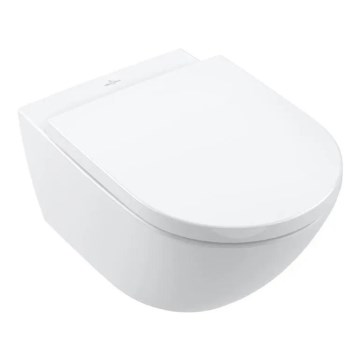 Villeroy & Boch 4670TS01 - Seinapealne WC koos SoftClose-istmekaanega SUBWAY 3.0 keraamika/valge