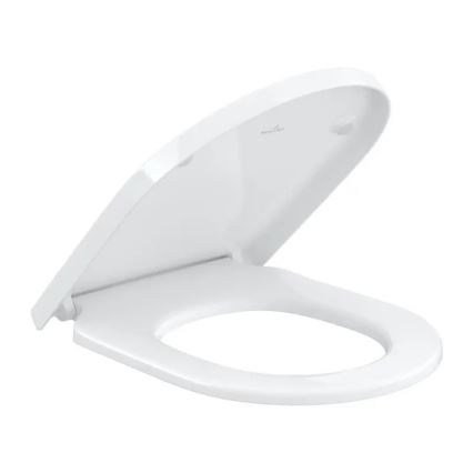 Villeroy & Boch 4670TSR1 - Seinale paigaldatav WC-pott SoftClose-istmega SUBWAY 3.0 keraamika/valge