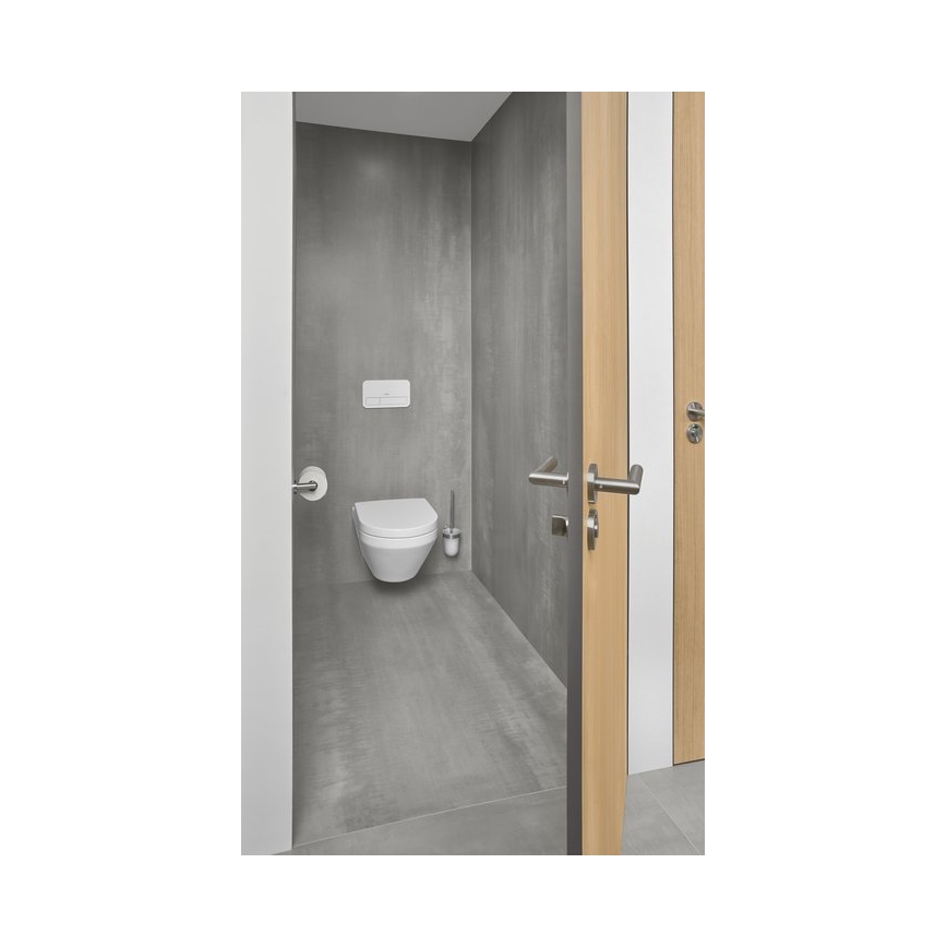 Villeroy & Boch 4694CL01 - Seinale paigaldatav WC SoftClose-istmekaane ARCHITECTURA keraamika/valge