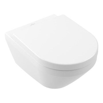 Villeroy & Boch 4694CL01 - Seinale paigaldatav WC SoftClose-istmekaane ARCHITECTURA keraamika/valge