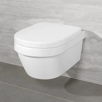 Villeroy & Boch 4694HRR1 - Seinakinnitusega WC SoftClose-kaanega ARCHITECTURA keraamika/valge