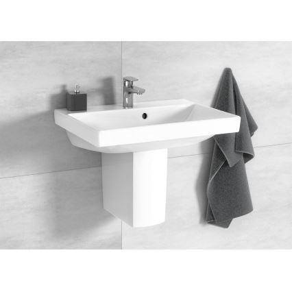 Villeroy & Boch 4A005501 - Seinale paigaldatav valamu AVENTO 55x37 cm keraamika/valge