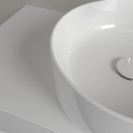 Villeroy & Boch 4A184001 - Lauapealne valamu COLLARO Ø 40 cm keraamika/valge