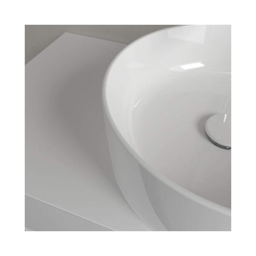 Villeroy & Boch 4A184001 - Lauapealne valamu COLLARO Ø 40 cm keraamika/valge